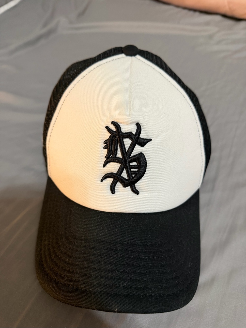 Ksubi Black & Cream 9FORTY Trucker Cap